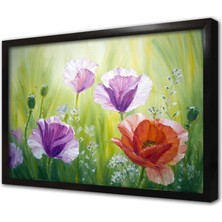 Tablosan Çiçek Çerçeveli Mdf Tablo