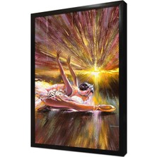 Tablosan Balerin Çerçeveli Mdf Tablo