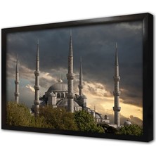 Tablosan Istanbul Sultanahmed Cami Çerçeveli Mdf Tablo