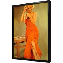 Tablosan Marilyn Monroe Çerçeveli Mdf Tablo