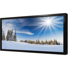 Tablosan Kar Çerçeveli Mdf Tablo