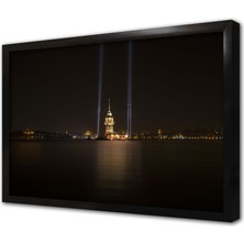 Tablosan Istanbul Kız Kulesi Çerçeveli Mdf Tablo