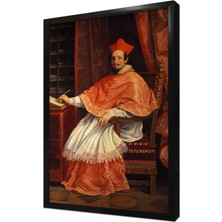 Tablosan Kardinal Bernardino Spada Çerçeveli Mdf Tablo