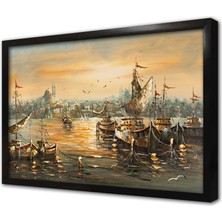 Tablosan Istanbul Boğaz Manzaralı Çerçeveli Mdf Tablo
