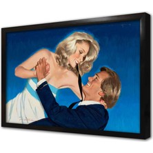 Tablosan Jon Whitcomb Çerçeveli Mdf Tablo