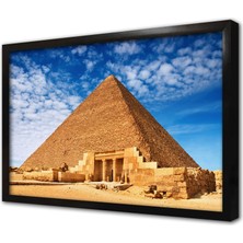 Tablosan Mısır Piramitleri Çerçeveli Mdf Tablo