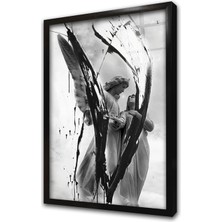 Tablosan Melekler Manipülasyon Çerçeveli Cam Tablo