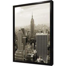 Tablosan New York Şehir Çerçeveli Mdf Tablo