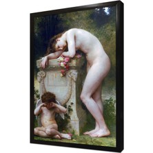 Tablosan Nü ve Melek Çerçeveli Mdf Tablo