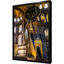 Tablosan Istanbul Ayasofya Cami Çerçeveli Mdf Tablo