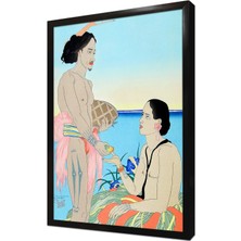 Tablosan Japon Kadın Çerçeveli Mdf Tablo