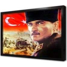 Tablosan Kurtuluş Savaşı ve Atatürk Çerçeveli Mdf Tablo