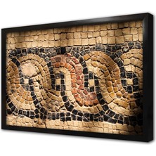 Tablosan Osmanlı Mozaik Süsleme Çerçeveli Mdf Tablo