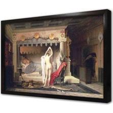 Tablosan King Candaules Jean Leon Gerome Çerçeveli Mdf Tablo