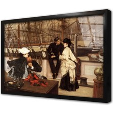 Tablosan Yat Yatılı Çerçeveli Cam Tablo