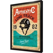 Tablosan Vintage Retro Çerçeveli Mdf Tablo