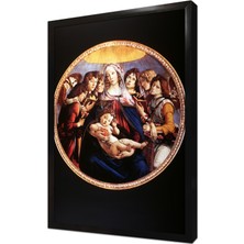 Tablosan Meryem ve Çocuk Isa Çerçeveli Mdf Tablo