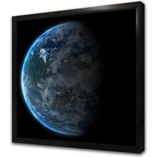 Tablosan Uzay Teleskobu Görüntüleri Çerçeveli Mdf Tablo