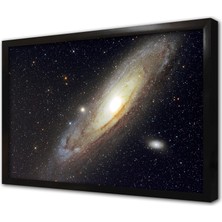 Tablosan Uzay Teleskobu Görüntüleri Çerçeveli Mdf Tablo