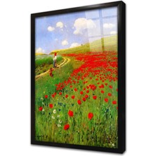 Tablosan Paul Gustav Fischer Çerçeveli Cam Tablo