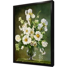Tablosan Papatya Çerçeveli Mdf Tablo
