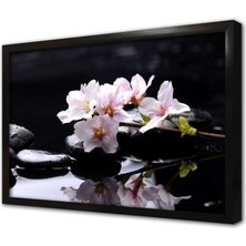 Tablosan Spa Taşları Çerçeveli Mdf Tablo