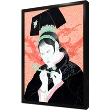 Tablosan Japon Kadın Çerçeveli Mdf Tablo