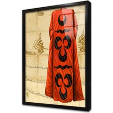 Tablosan Osmanlı Kaftan Çerçeveli Cam Tablo