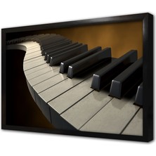 Tablosan Piyano Çerçeveli Mdf Tablo