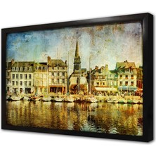 Tablosan Venedik Kolaj Fotoraf Çerçeveli Mdf Tablo