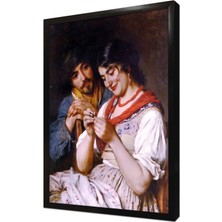 Tablosan Terzi Kadın Çerçeveli Mdf Tablo