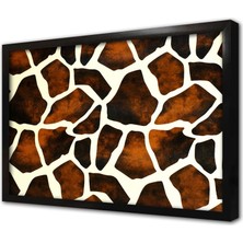 Tablosan Soyut Çerçeveli Mdf Tablo