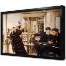 Tablosan Yüzbaşının Kızı Çerçeveli Mdf Tablo