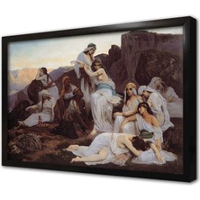 Tablosan Yurt Dışında Bir Papaz Çerçeveli Mdf Tablo