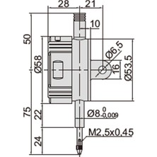 Insize 2104-10 Insize Dijital Komparatör Saati