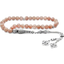 DAVİD BLACK Kararmaz Metal Kazaz Püsküllü Küre Kesim Aytaşı Doğaltaş Tesbih