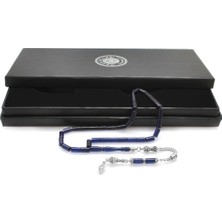 DAVİD BLACK Kararmaz Metal Anadolu Desen Püsküllü Kesme Kesim Lacivert Sıkma Kehribar