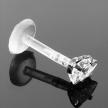 Bylin Bio Plastik Damla Piercing ( Taşı 3 Mm)