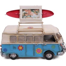 KENPAZAR Sinerji Shop Dekoratif Metal Minibüs Çerçeveli ve Kumbaralı Hediyelik