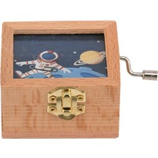 KENPAZAR Sinerji Shop Müzik Kutusu Camlı Uzay Dekoratif Hediyelik