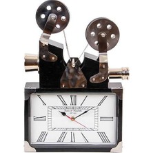Sinerji Shop Saat Projektör Alüminyum Vintage Dekoratif Ev Ofis Hediyelik