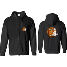 Astak Doktor Fermuarlı Kapşonlu Sweatshirt BLL1353