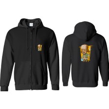 Balıkçı Fermuarlı Kapşonlu Sweatshirt BLL1362
