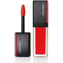 Shiseido Lacquerınk Lıpshıne  Uzun Süre Dayanıklı Parlak Likit Ruj 305 Red Flicker - Nar Çiçeği