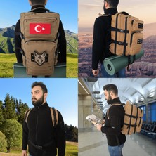 Baggor  Su Geçirmez Çok Gözlü Kampçı-Seyahat-Dağcı-Outdoor-Askeri Taktik Sırt Çantası + 1 Adet Peç