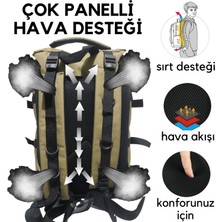 Baggor  Su Geçirmez Çok Gözlü Kampçı-Seyahat-Dağcı-Outdoor-Askeri Taktik Sırt Çantası + 1 Adet Peç