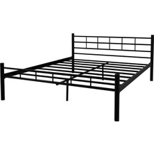 Evger K70 Beyaz Metal Karyola Çift Kişilik (160X200 Cm) Yataksız