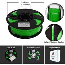 Elas 3D Pla Plus Filament 1.75 mm 1 kg Fıstık Yeşili