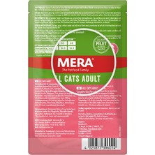 Mera Tahılsız Somonlu Pouch Yetişkin Kedi Konservesi 85 Gram