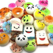 OEM Squishy Yumuşak Stres Anahtarlık 12 Li Paket